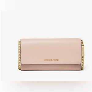 Michael Kors Leather Convertible Chain Wallet